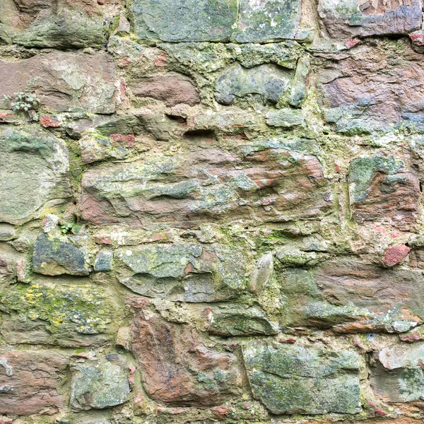 Old molded brickwall