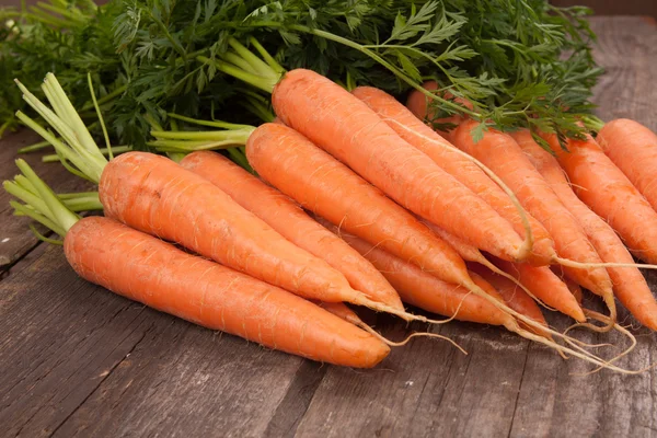 Fresh carrots bunch