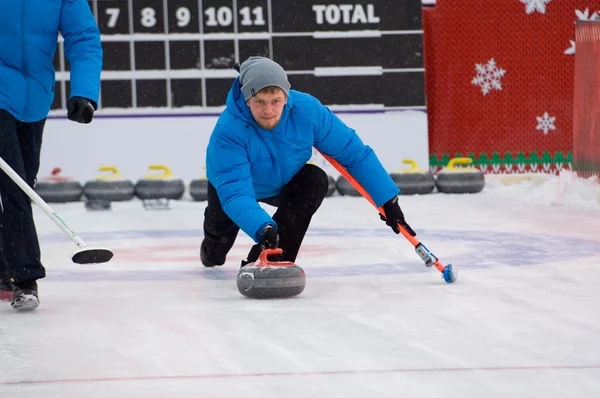 Curling player Kirill Savenkov