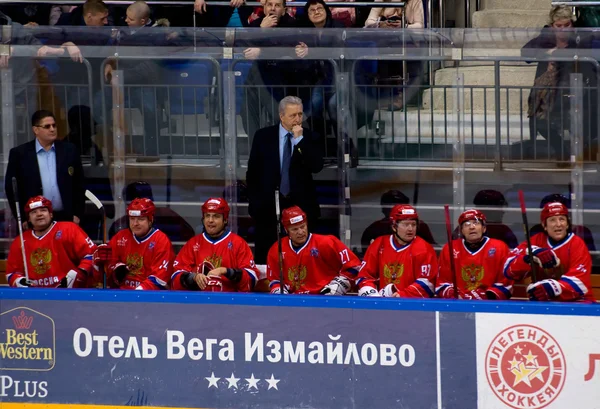 Russia team bench
