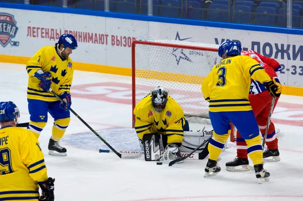 A. Lilljebjorn (30) catch a puck