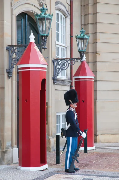 Soldier of the Royal Guard in Amalienborg Castle