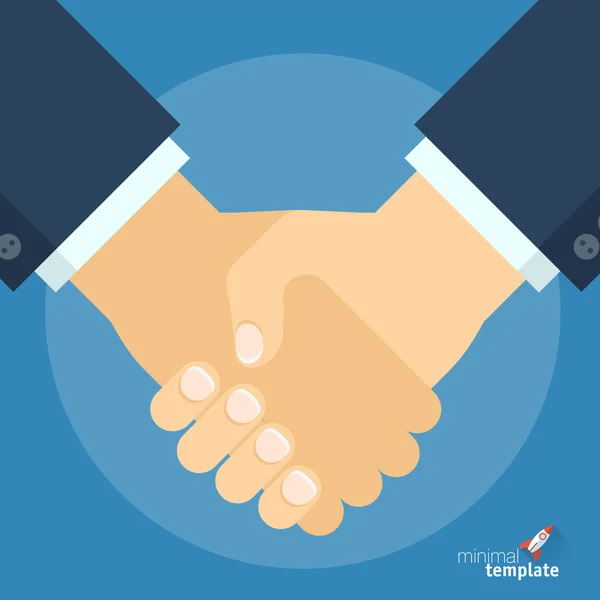 Business handshake icon