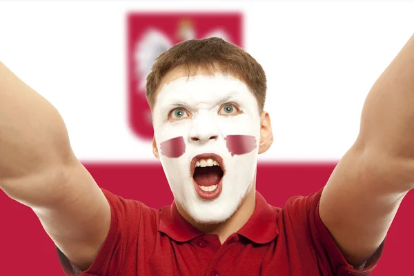 Polish fans at the stadium