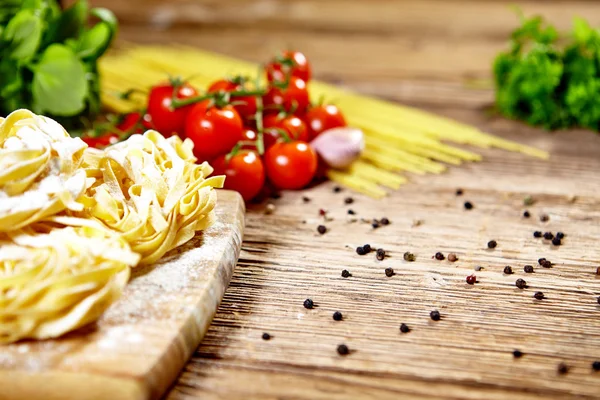 Ingredients for making pasta