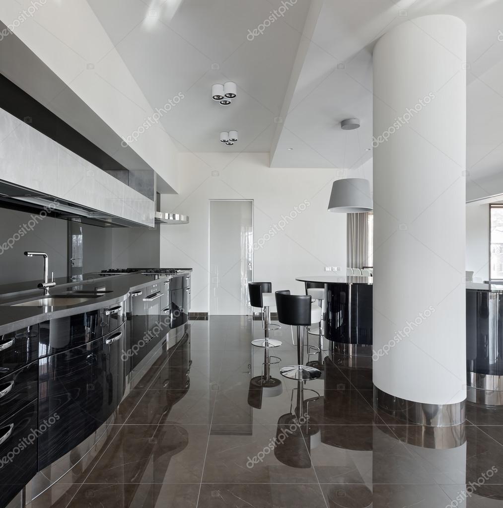 Moderne keuken interieur — stockfoto © yegorp #91991670