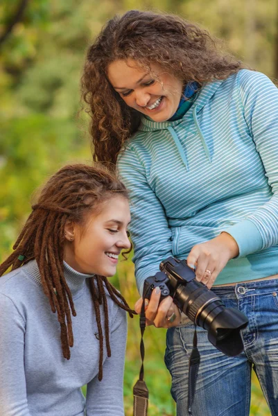 Portrait of two beautiful girls