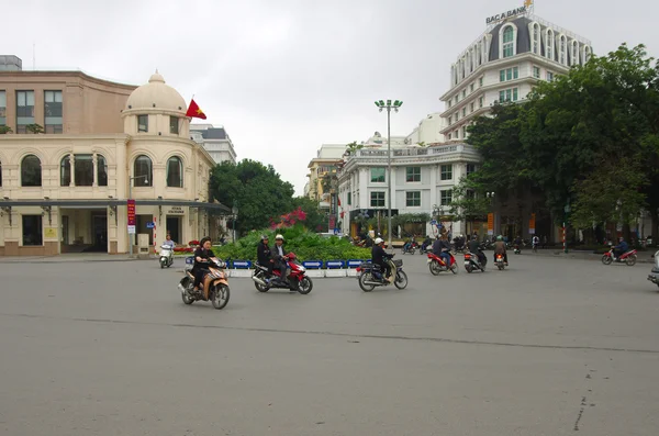 Traffic on Hanoi street