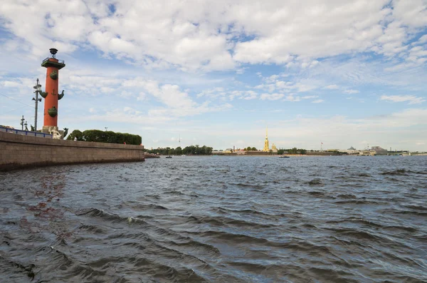 View of Saint-Petersburg from Neva river