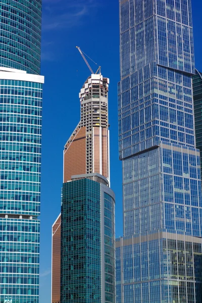Skyscraper develop on sky background