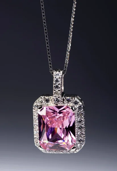 Pink Sapphire Pendent.