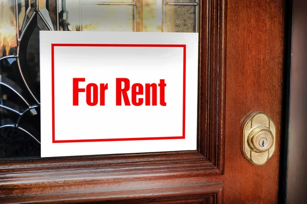 For Rent Sign.