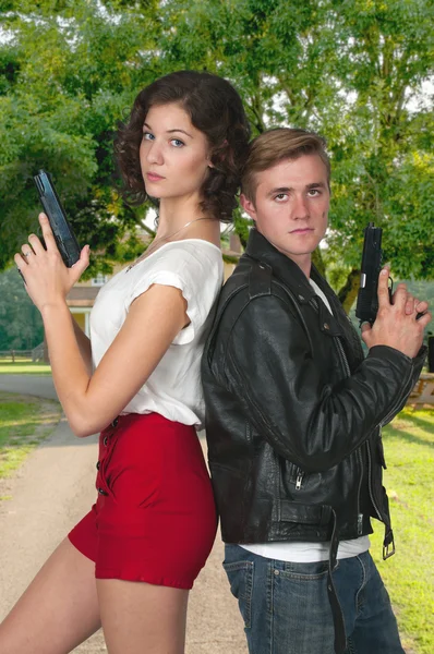 Couple with Guns