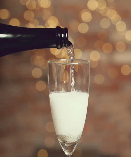 Champagne pouring at party