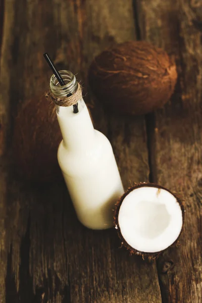 Bottle of coconut milk