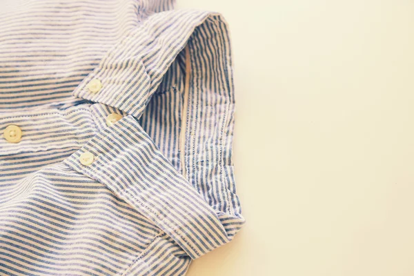 Striped shirt in the wardrobe