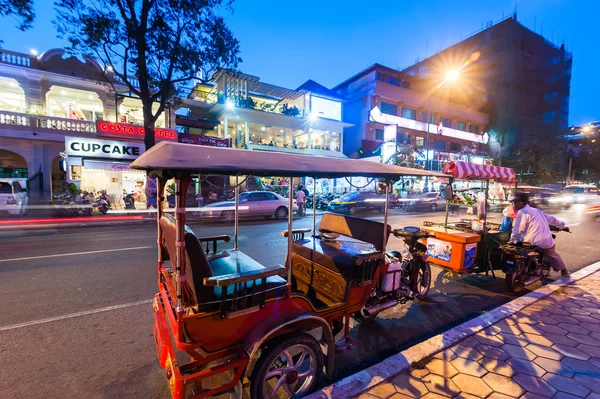 Moto taxi at asian city.