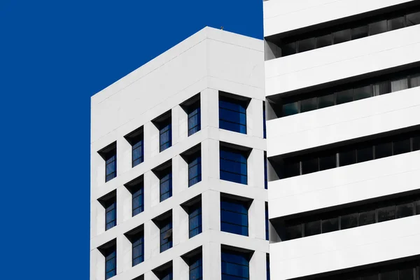 Abstract minimal style architecture. Modern building facade detail