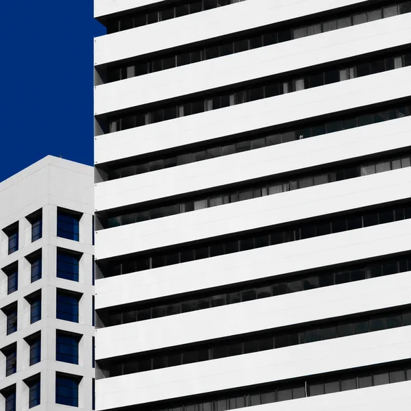 Abstract minimal style architecture. Modern building facade detail