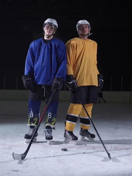 Ice hockey sport players