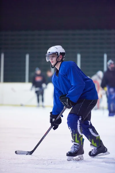 Ice hockey player in action