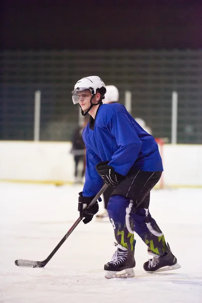 Ice hockey player in action