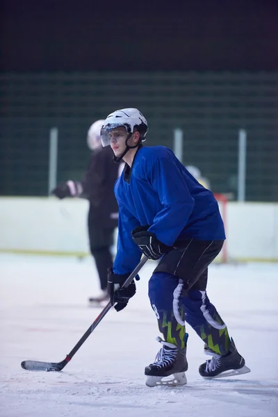 Ice hockey player in action