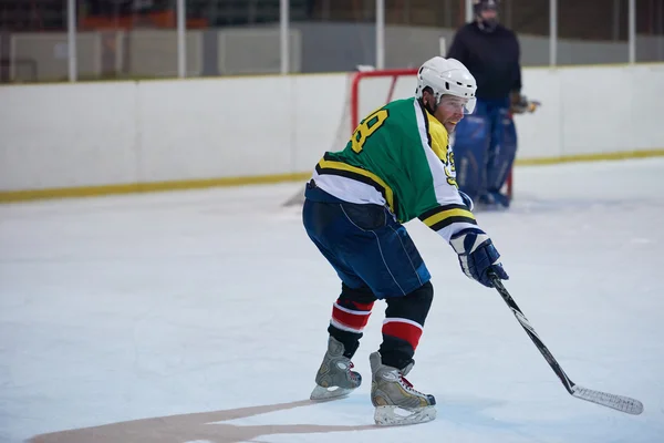 Ice hockey player in action