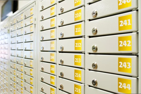 Deposit boxes for valuables