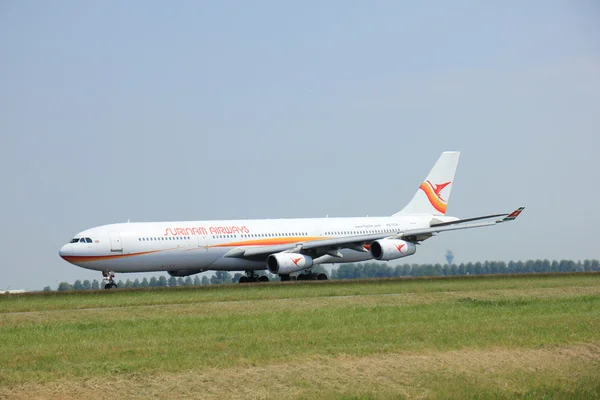 Amsterdam, The Netherlands - June 12 2015: PZ-TCP Surinam Airway