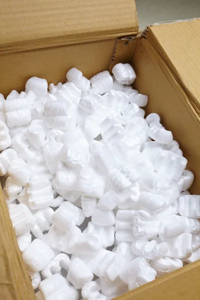 Packing box with packaging filling