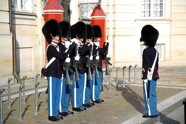 COPENHAGEN, DENMARK - AUGUST 15, 2016: Danish Royal Life Guards