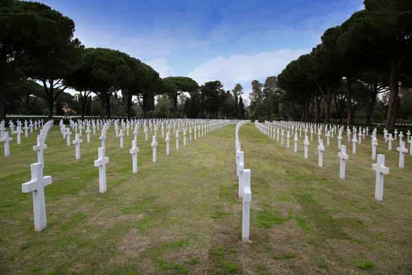 NETTUNO - April 06: Tombs, American war cemetery of the American