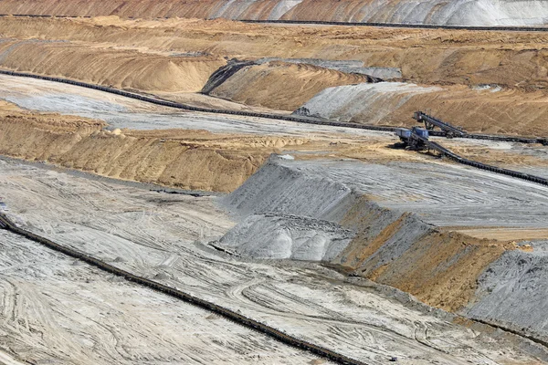 Open pit coal mine industry zone