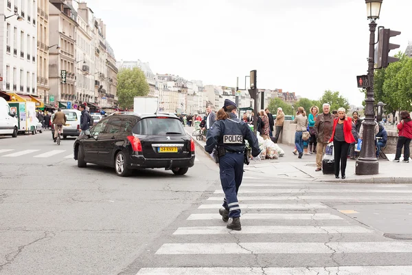 Female Police Officer Paris