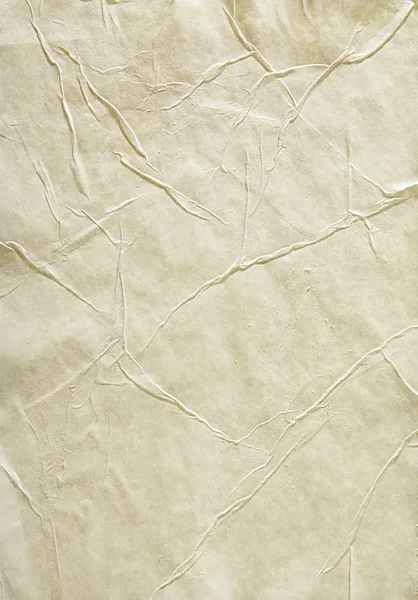 Yellow sheet of paper folded