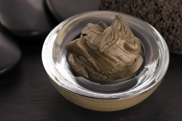 Dead Sea mud in a bowl