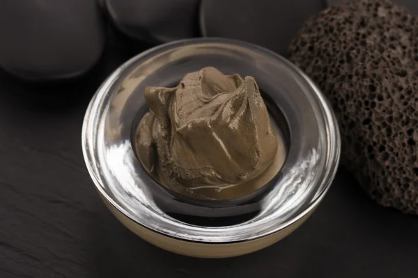 Dead Sea mud in a bowl