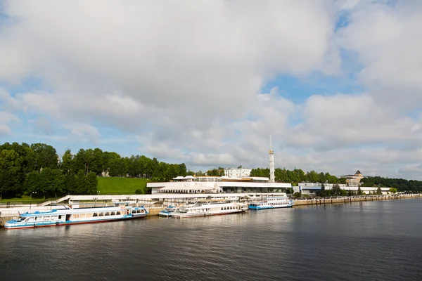 River Station on the banks of the Volga River