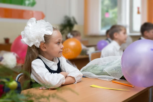 Children for the first time in school