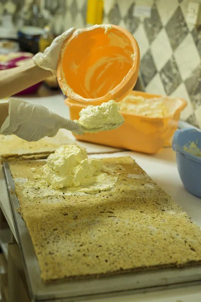 Making Chocolate cakes