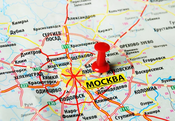 Moscow  , Russia  map