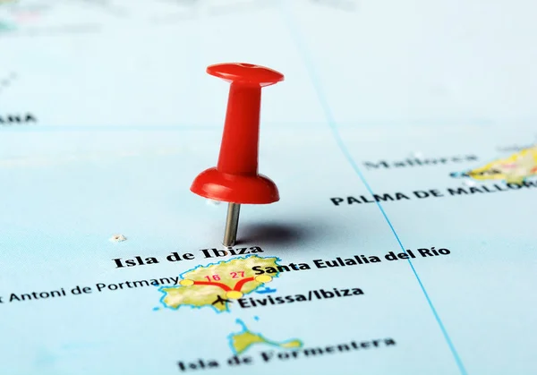 Ibiza   Island ,Spain map