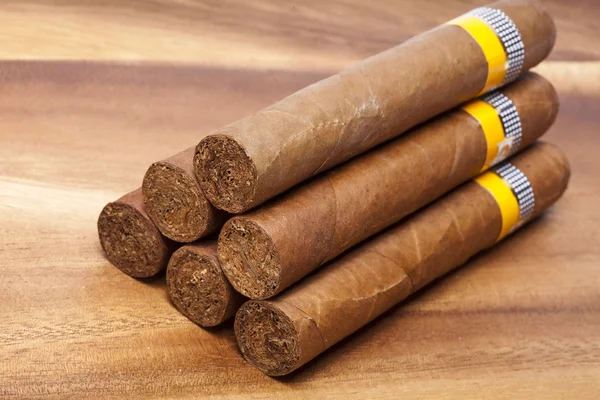 The Cuban cigars, hand made