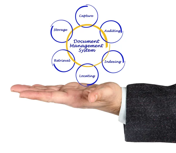 Data management system diagram