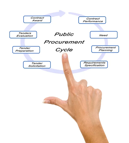 Diagram of Public Procurement Cycle