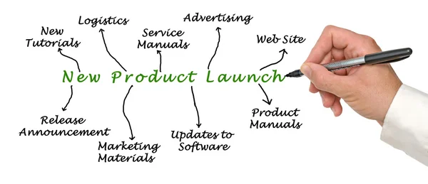 Diagram of New product launch