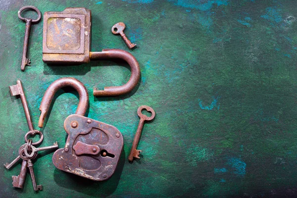 Old  locks and keys