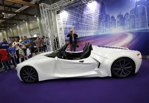 3rd edition of MOTO SHOW in Krakow. Poland.Exhibitors present  most interesting aspects of the automotive industry.  The world debut Hydrocar Premiera -  the first Polish hydrogen-car