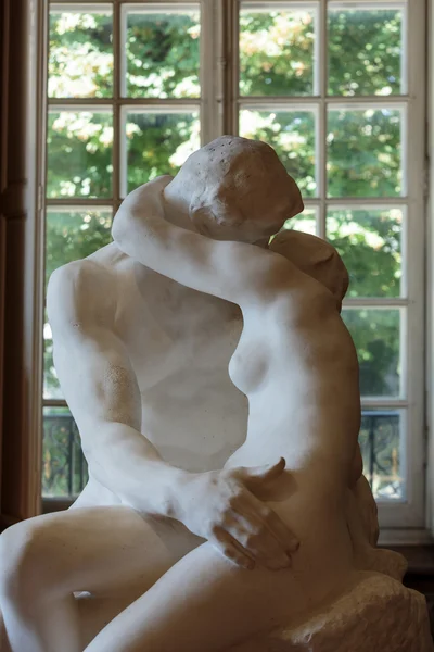 Paris - Museum Rodin. Sculpture of the Kiss